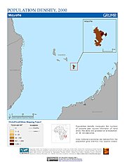 Map: Population Density (2000): Mayotte