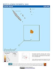 Map: Population Density (2000): Norfolk Island