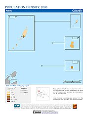 Map: Population Density (2000): Palau
