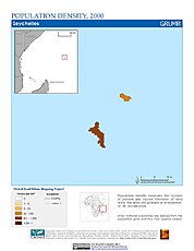 Map: Population Density (2000): Seychelles