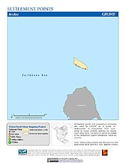 Map: Settlement Points: Aruba