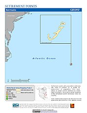 Map: Settlement Points: Bermuda