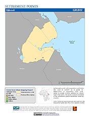 Map: Settlement Points: Djibouti