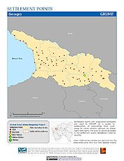 Map: Settlement Points: Georgia