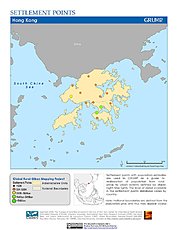 Map: Settlement Points: Hong Kong