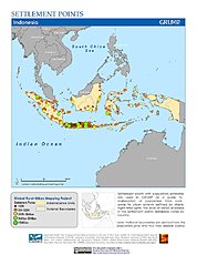Map: Settlement Points: Indonesia