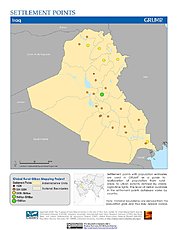 Map: Settlement Points: Iraq