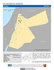Map: Settlement Points: Jordan