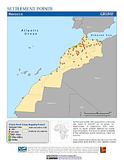 Map: Settlement Points: Morocco