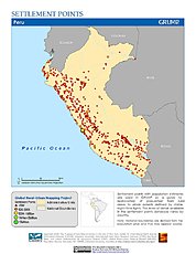 Map: Settlement Points: Peru
