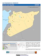 Map: Settlement Points: Syria