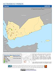 Map: Settlement Points: Yemen