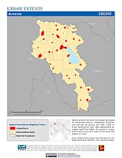 Map: Urban Extents: Armenia