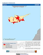 Map: Urban Extents: Cyprus
