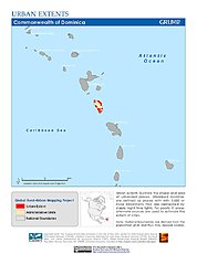 Map: Urban Extents: Dominica