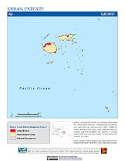 Map: Urban Extents: Fiji
