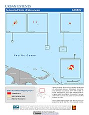 Map: Urban Extents: Micronesia