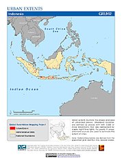 Map: Urban Extents: Indonesia