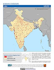 Map: Urban Extents: India