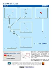 Map: Urban Extents: Kiribati