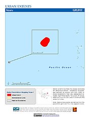 Map: Urban Extents: Nauru
