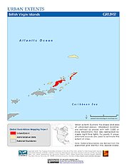 Map: Urban Extents: British Virgin Islands