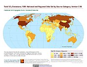 Map: Total SO2 Emissions (1988)