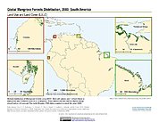 Map: Mangrove Forests Distribution (2000): South America