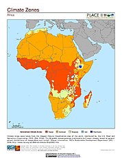 Map: Climate Zones: Africa