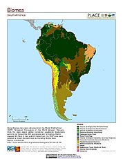 Map: Biomes: South America