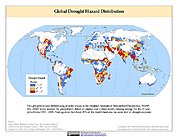Map: Drought Hazard Frequency & Distribution