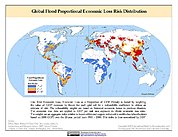 Map: Flood Proportional Economic Loss Risk Deciles