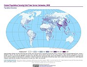 Map: Population Density Grid Estimates (2000)