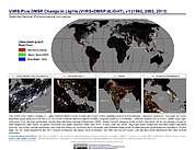 Map: VIIRS Plus DMSP Change in Lights (1992, 2002, 2013)
