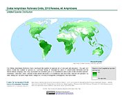 Map: Amphibian Richness, 2015