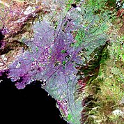 Map: Landsat Image: Athens, Greece