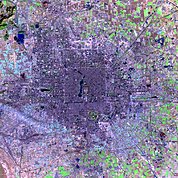 Map: Landsat Image: Beijing, China