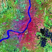 Map: Landsat Image: Calcutta, India