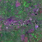 Map: Landsat Image: Johannesburg, South Africa