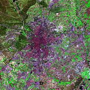 Map: Landsat Image: Madrid, Spain
