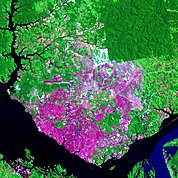 Map: Landsat Image: Manaus, Brazil