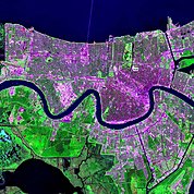 Map: Landsat Image: New Orleans, U.S.A.