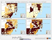 Map: Demographic & Socioeconomic Characteristics (2000): Miami, FL
