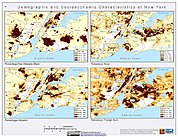 Map: Demographic & Socioeconomic Characteristics (2000): New York City, NY