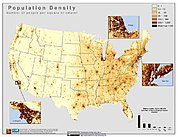 Map: Population Density (2000): U.S.A.