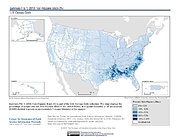 Map: SF1 2010, Non-Hispanic Black (%): USA