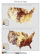 Map: % Housing Age (2000): U.S.A.