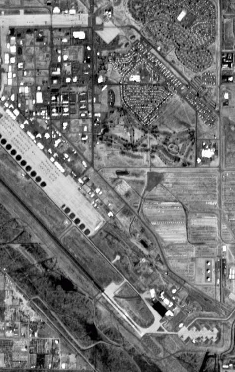 5 m resolution panchromatic image of the Tucson, Arizona, airport from IRS.